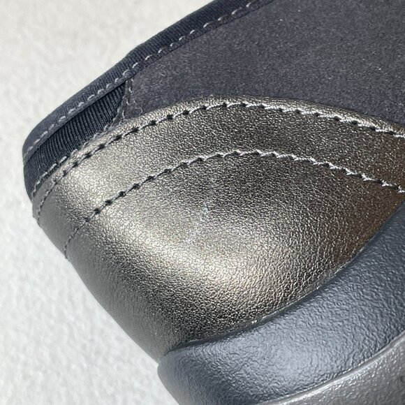 Aravon Wembly Side Zip Faux Suede Shoes Size 8.5 Narrow - Picture 8 of 16